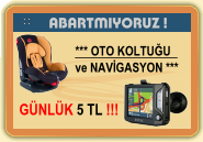 izmir araba kiralamada navigasyon ve oto koltuðu çok ekonomik...