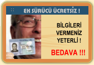 Kordon araç kiralamada ek sürücü ücretsiz...